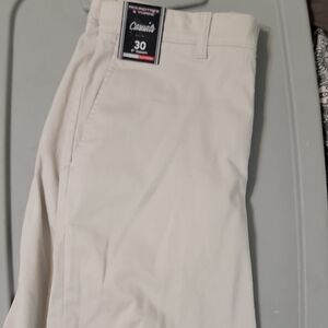 Roundtree & Yorke Men's Khaki Canvas Pants - Light Beige